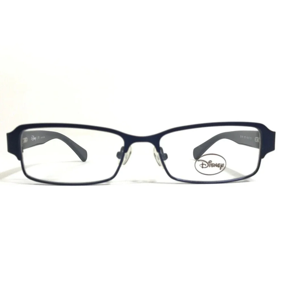 Disney Eyeglasses Frames Kids 3E 1001 3015 Blue Rectangular Full Rim 49-15-130